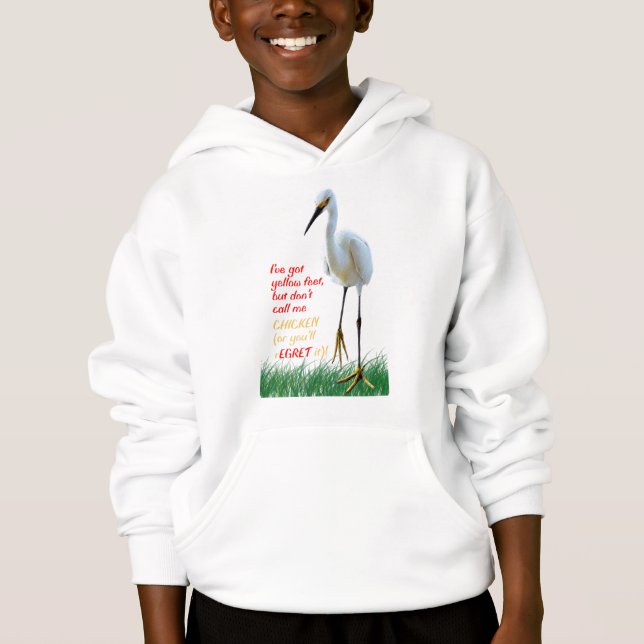 Kalla mig inte Chicken! Tee Shirt (Framsida)