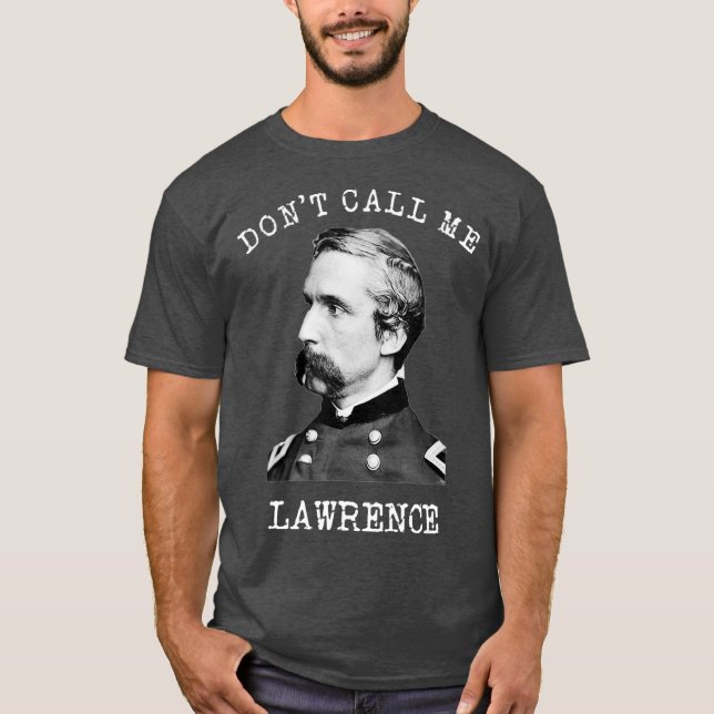 Kalla mig Lawrence Civil Krig Joshua T Shirt (Framsida)