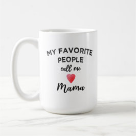 Kalla mig MAMA Farmor Matriark Familje Smeknamn Kaffemugg
