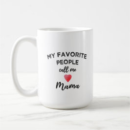 Kalla mig MAMA Farmor Matriark Familje Smeknamn Kaffemugg