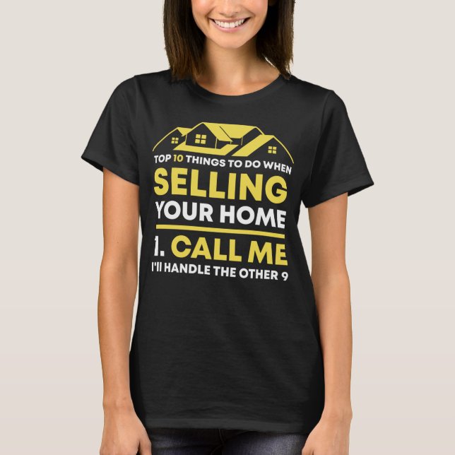 Kalla mig Real Gods Agent Gift Funny Realtor Inves T Shirt (Framsida)