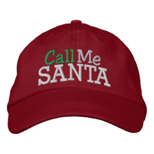 Kalla mig SANTA ... ; ) Kap av SRF Broderad Keps