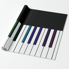 Kalla mörka Psychedelic pianonycklar Presentpapper
