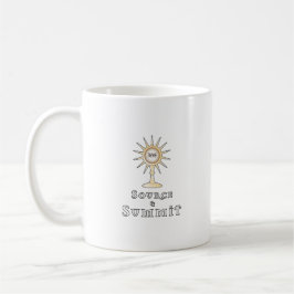 Källa och toppmöte: Heliga Eucharist Kaffemugg