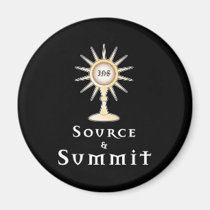 Källa och toppmöte: Heliga Eucharist Magnet