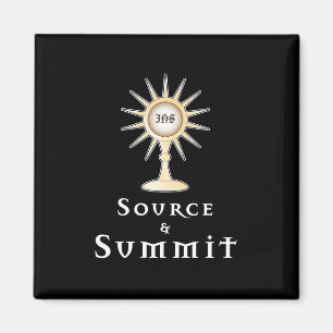 Källa och toppmöte: Heliga Eucharist Magnet