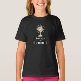 Källa och toppmöte: Heliga Eucharist T Shirt