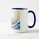 Kalla orientaliska japanska Hokusai Fuji View Mugg<br><div class="desc">…, </div>
