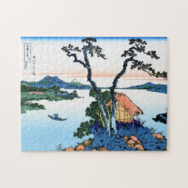 Kalla orientaliska japanska Hokusai Fuji View Pussel