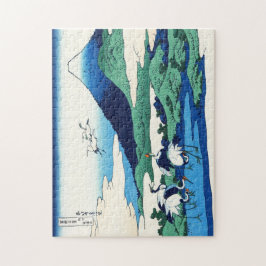 Kalla orientaliska japanska Hokusai Fuji View Pussel