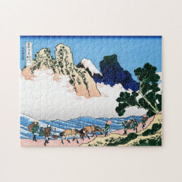 Kalla orientaliska japanska Hokusai Fuji View Pussel
