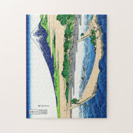 Kalla orientaliska japanska Hokusai Fuji View Pussel
