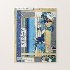 Kalla orientaliska japanska Hokusai Fuji View Pussel