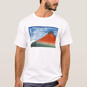 Kalla orientaliska japanska Hokusai Fuji View T-shirt