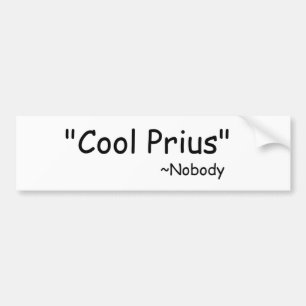 Kalla Prius, sade inget Bildekal