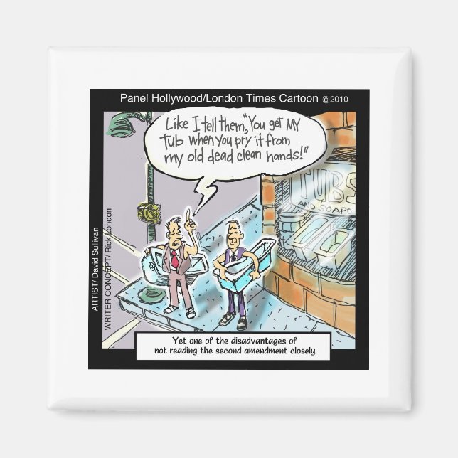 Kalla Rena händer M/ Vapen Roliga presenter & T-sh Magnet (Framsidan)