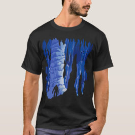 Kalla Sasquatch i grottakonst Tee Shirt