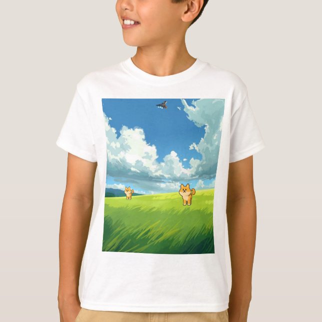 Kalla slätter t shirt (Framsida)