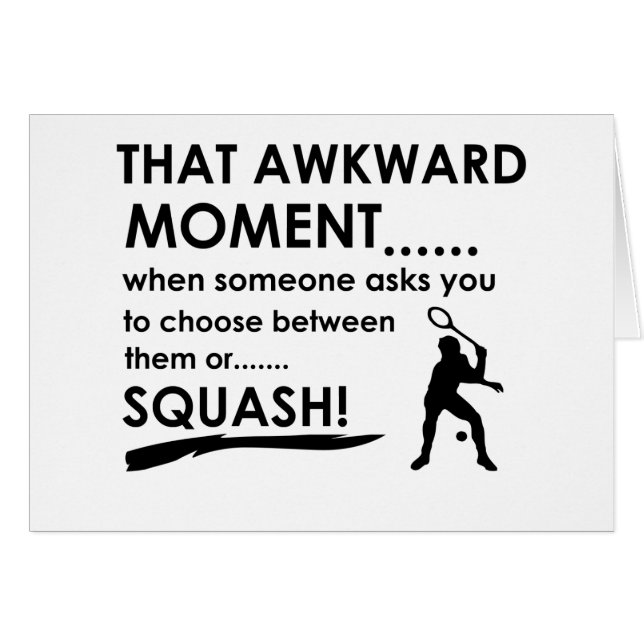 Kalla squashdesigner hälsningskort (Framsidan Horizontal)