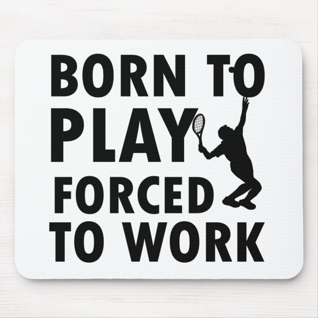 Kalla tennisdesigner musmatta (Framsidan)