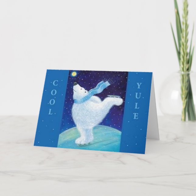 Kalla Yule - jul Helgkort (Framsida)