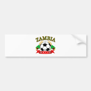 Kalla zambiska fotbolldesigner bildekal