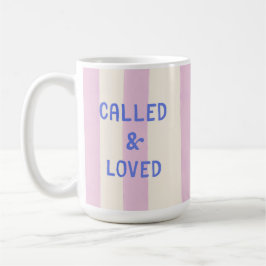Kallad & Älskad Modern Kristen Tro Citat Söt Kaffemugg