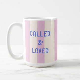 Kallad & Älskad Modern Kristen Tro Citat Söt Kaffemugg