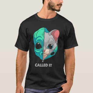 Kallade Det Alien Katt Pastell Goth Kattunge Astro T Shirt