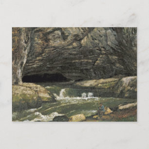 Källan till Loue eller La Grotte Sarrazine Vykort