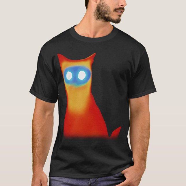 Källare Wired 2026 Katt T Shirt (Framsida)