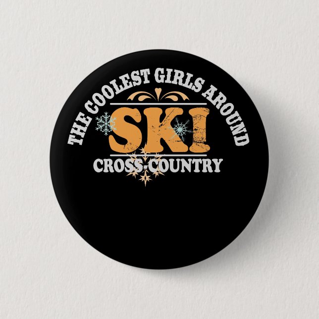 Kallast flickor XC skidar Knapp (Framsida)