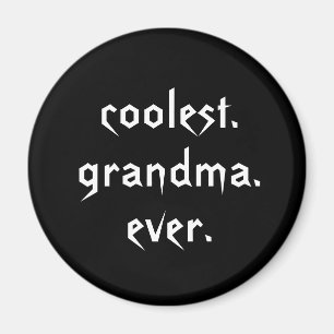 Kallast för mormor magnet någonsin
