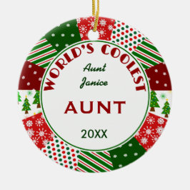 KALLAST MOSTER eller några namnjulgåva Julgransprydnad Keramik