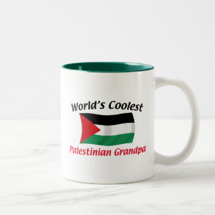 Kallast palestinsk morfar Två-Tonad mugg