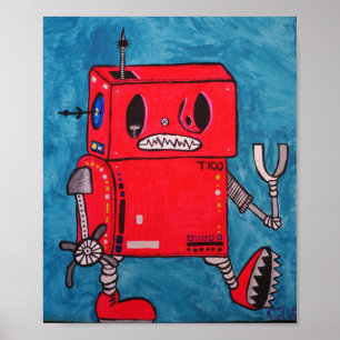 … Kallast robot T100 i det galxy Poster