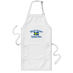 Kallast svensk mamma långt förkläde