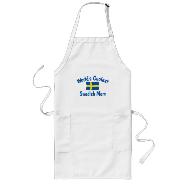 Kallast svensk mamma långt förkläde (Framsidan)