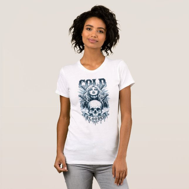Kallblodig ängel t shirt (Hel framsida)