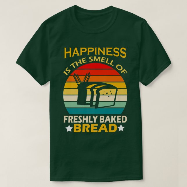 källdeg, baklukt av nybakat bröd t shirt (Design framsida)