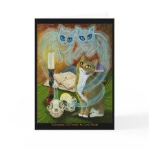 Kallelse till gamla vänner, Ghost Cat Art Greeting