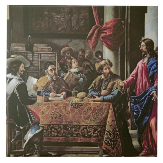 Kallet av St Matthew Kakelplatta (Framsidan)