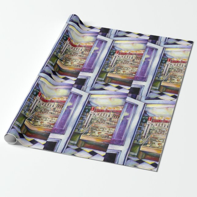 Kallet bryts i en Hett Deli Presentpapper (Utrullad)