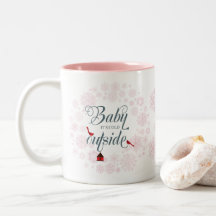 Kallet Cute Rosa Baby utanför jul
