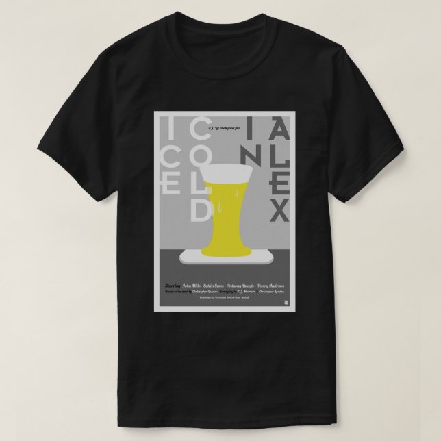 Kallet Is i Alex - (Minimalist) Poster.png T Shirt (Design framsida)