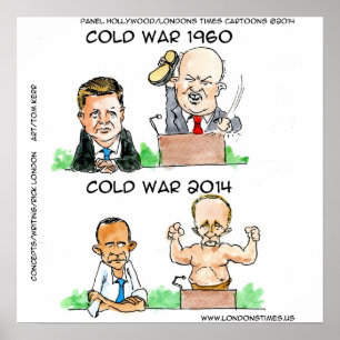 Kallet Krig Ukraina, Ryssland och USA Poster... Poster