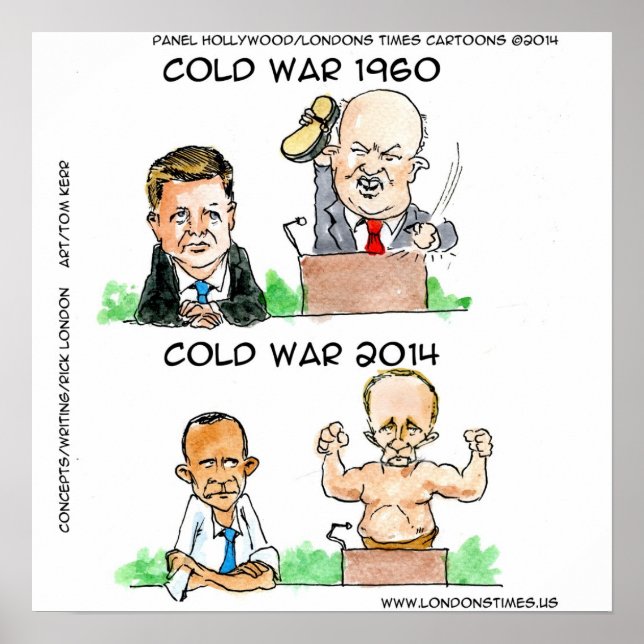 Kallet Krig Ukraina, Ryssland och USA Poster... Poster (Framsidan)