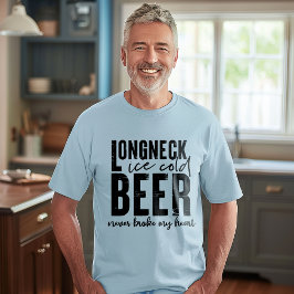 Kallet Longhals Ice har aldrig Fattigt mitt hjärta T Shirt