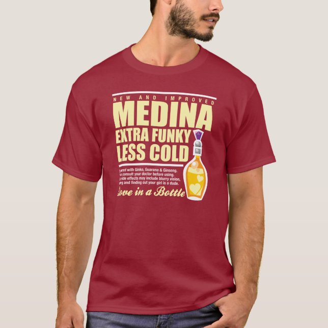 Kallet Medina för ny Funky T-shirt (Framsida)