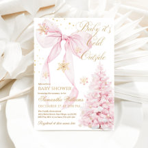 Kallet rosa Bow utanför Flicka Shower